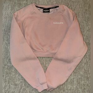 Alphalete cropped crewneck sweatshirt